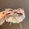 Pinza para el Cabello con Lazo de Encaje para Mujer, Pinza de Resorte para el Cabello Semi-Atado para la Parte Posterior de la Cabeza, Horquilla de Nuevo Estilo 2026, Accesorio para el Cabello de Alta Gama