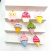 Accesorios de joyería de resina con temática de helado: Collares, pulseras, colgantes, llaveros y dijes para fundas de teléfono para hacer tú mismo