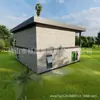 Casas de Aço Leve, Casas Ecológicas e Econômicas em Energia, Estruturas de Casa com Estrutura de Aço Tipo Dragão de Aço Leve com Água e Eletricidade, Jardins de Inverno Finamente Decorados
