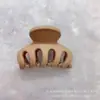 Grampo de Cabelo de Abóbora Pequeno Clípe Fosco Elegante Presilha Tubarão para Nuca Acessórios de Cabelo Atacado Cabelo Quebrado