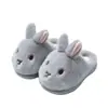 Chinelos de Algodão Desenho de Coelho Fofo Feminino Inverno Quente Com Veludo Extra Chinelos de Algodão para Casa Solado Grosso Chinelos de Pelúcia Internos Feminino