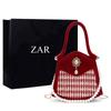 Bolsa de Casamento Estilo Estrangeiro de Luxo Leve de Compras de Hong Kong para Noiva Feminina Bolsa Transversal de Alto Padrão Nicho Bolsa Vermelha Bolsa de Casamento