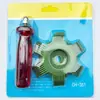 Mango Azul Peine de Aleta Blanca Aire Acondicionado Split Herramienta de Limpieza Generador Set de Limpieza para Radiador de Coche