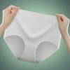 Nova Roupa Íntima Feminina Tamanho Grande Levanta Bumbum Algodão Puro Cintura Alta Feminina com Fio Estampado Graphene Antibacteriano Triângulo na Virilha