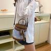 Bolsa Redonda de Balde da Moda Tendência para Mulheres 2026 Novo Estilo de Verão Bolsa de Ombro Versátil de Alta Qualidade Bolsa Transversal de Nicho