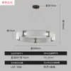 Lámpara de araña para restaurante transfronterizo, luz de anillo circular de lujo ligero, lámpara colgante de cristal personalizada para sala de estar, recepción de hotel, vestíbulo, modelo nuevo 2026