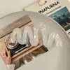 Presilha Ondulada Cor Gelatina para Prender o Cabelo na Parte de Trás da Cabeça Presilha de Disco para Cabelo Presilha Tiburón 2025 Nova Presilha de Cabelo de Verão Acessório de Cabelo
