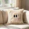 Funda de almohada de peluche de calabaza de Halloween transfronteriza para sala de estar, decoración de fiesta de Navidad, cojín de sofá, almohada de dormitorio