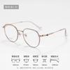 Shenzhen Kluoxing Gafas 3022 Retro Estudiante Montura Redonda para Ojos para Hombre Ultraligera Titanio Puro Montura para Miopía para Mujer Venta al por Mayor