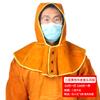 Delantal de soldadura de piel de vaca amarilla de dos capas, manga aislante del calor, protección para los pies, juego de cuatro piezas, protección contra altas temperaturas, juego para trabajos de soldadura