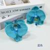 Padrão artificial phalaenopsis flor chapéu chapéu flor fazendo artesanal diy presente mão bolo sobremesa mesa acessórios