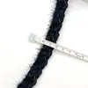 Cinta de Encaje Negra Estilo Chanel para Ropa, Vestidos, Dobladillos, Accesorios DIY, Sombreros, Bolsos y Accesorios para el Cabello