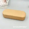 Fabricante de Estojo para Óculos com Textura de Madeira em Estoque Caixa de Armazenamento para Óculos com Estrutura Simples de Ferro Anti-Pressão Portátil Estojo de Óculos de Alta Qualidade