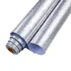 Pegatina a Prueba de Aceite para Cocina Papel Tapiz Autoadhesivo Estufa Campana Extractora Impermeable Anti-humedad Alfombrilla Adhesivo para Azulejos de Gabinete Papel de Aluminio Renovado