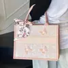 Bolso Nuevo de Verano para Mujer 2025, Bolso de Mano Elegante, Gran Capacidad, Bolso Texturizado para Mujer, Bolso Tote Bordado para Llevar en la Mano, Gama Alta