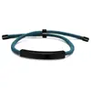 Pulsera de Acero Inoxidable en Blanco para Grabado Láser Transfronterizo Regalo Navideño Pequeño Regalo Promocional Pulsera Tejida