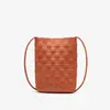 Bolso Cubo de Moda de Nicho 2023 Nuevo Bolso Cosmético Casual Bolso de PU Estilo Coreano Bolso de Hombro Bolso Tejido Texturizado para Mujer