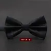 Shengzhou xadrez fino cor sólida vestido formal noivo casamento gravata borboleta homem adulto negócios estilo britânico coreano poliéster gravata moda
