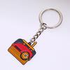 Llavero con colgante de radio retro de dibujos animados, accesorios que combinan con todo, creativo y lindo