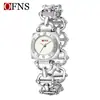 Relojes de Mujer al por Mayor Oufani, Lujo Ligero Cuadrado de Aleación Moda Reloj de Cuarzo con Números Romanos, Resistente al Agua y de Alto Valor Estético