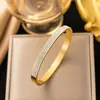 Pulseiras Europeias e Americanas de Aço Titânio para Mulheres, Meninas de Nicho de Luxo, Pulseiras de Aço Inoxidável Cravejadas com Diamantes para Mulheres, Atacado