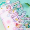 DN Dibujos Animados Lindos Infantiles 3D Lámina de Oro Agitables Rellenos de Agua Adhesivos Decorativos para Diarios y Guarderías Venta al por Mayor