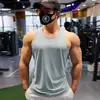 Chaleco Deportivo para Hombre de Secado Rápido Camiseta para Correr Maratón Verano Seda de Hielo Sin Mangas Ropa de Fitness Baloncesto Atletismo Top