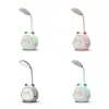 Suporte para Canetas Lâmpada de Mesa LED Desenho de Caracol Carregamento USB Proteção Ocular Infantil Luz Noturna Presente Logotipo Lâmpada de Mesa