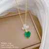 [Aço Titânio] Cobre Micro-Embutido Acessível Estilo de Luxo Moda Elegante Deslumbrante Colar Totalmente de Diamante Corrente de Clavícula Versátil para Mulheres Aço Titânio