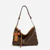 Bolso de Hombro Cruzado Estético Retro de Alta Gama con Estampado Transfronterizo para Mujer Modelo Nuevo 2026 Bolso de Hombro Cruzado Casual Simple para el Trabajo