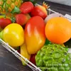 Modelo de Verdura de Plástico para Simulación Fruta Falsa Verdura Maíz Pimiento Accesorios Decoración de Gabinete Ornaments Nongjiale