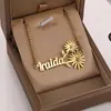 Colar de Moda Inglês Margarida Feminino Para o Trabalho Mais Fácil de Combinar Joia com Pingente Estilo Luxo Leve de Alta Qualidade Colar para a Clavícula