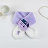 Cachecol Infantil Outono e Inverno, Aquecedor de Pescoço de Pelúcia Cartoon Fofo Quente, Estilo Coreano para Meninas e Meninos, Cachecol de Pescoço para Bebê Estilo Ano Novo