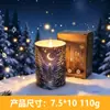 Luz de Vela LED Natal Simulação Vela Eletrônica Festa de Aniversário Ornamento Exterior Controle Remoto Atmosfera Impressão UV Pequena Luz Noturna