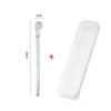 Artefacto de Paja Acero Inoxidable 304 Extendido Cuchara Revólver Filtrante Integrado Doble Uso Metal Grueso No Desechable Comestible