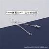 Hebilla de lingote de plata de ley de cuerpo entero al por mayor con pulsera de 925, collar, hebilla de perla, hebilla de resorte, accesorios DIY, productos semiacabados