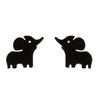 Brincos de animais pequenos estilo ins de metal novos brincos de moda simples para mulheres brincos de elefante bebê fofos em ouro 18K