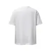Yidao Vintage 2026 Verano Nuevo Bordado de Letras Desestructurada Manga Corta Marca de Tendencia Nicho para Hombres Cuello Redondo Holgada Media Manga