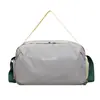 Bolsa de viaje de gran capacidad, bolsa para equipaje de viaje corto, bolsa deportiva para exteriores y senderismo, bolsa de gimnasio unisex con patchwork de colores vibrantes tipo dopamina