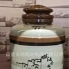 Fabricante Mayorista de Esencia de Pueblo Acuático Jiangnan Pintado Floración Rica Ecológica Pura Arcilla Cerámica Jarra de Vino Lista en Stock