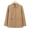Abrigo Fino de Otoño para Madre 2026 Estilo Nuevo para Mujeres de Mediana Edad y Mayores, Camisa de Manga Larga Floja de Abuela para Primavera y Otoño