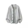 Cárdigan de punto trenzado resistente para otoño para hombre, corte holgado, hombros caídos, estilo casual, chaqueta suéter de punto trenzado versátil para hombres jóvenes