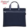 Baili B0050 Bolsa Simples para Documentos Bolsa de Mão Bolsa de Lona Grande Capacidade Camada Dupla Espessura Pasta com Zíper
