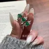 Atacado do Fabricante Xiaohongshu Cabaça de Jade Verde Natural com Incrustação de Prata S925, Novo Design de Moda Estilo Chinês