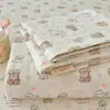 Sábana de Cama de Gasa Gruesa de Doble Capa Clase a Producto Individual Ropa de Cama para Dormitorio Estudiantil Colcha Color Sólido Funda de Almohada Juego de Tres Piezas Nuevo Modelo 2026 4