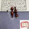 Versión Mejorada del Stick para Ojos de Sándalo Púrpura Ojo de Cuerno Zhuque Sanzhe y Palo Relajante para Puntos de Acupuntura de Ojos de Flor de Loto
