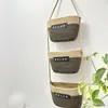 Cesta de Almacenamiento para Colgar en la Pared Dibujos Animados Cesta Colgante de Almacenamiento Hecha a Mano Artículos Domésticos Ropa Interior Calcetines Cesta de Almacenamiento para la Puerta del Dormitorio