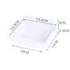 Caja de plástico transparente rectangular cuadrada para toallas, rollos de nieve, caja para sándwiches Mei Niang, rollos de huevo con hilo de cerdo, caja para postres y pasteles