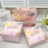 Nueva bolsa de regalo caricatura caja de regalo de cumpleaños bolsa de dulces bolsa de regalo bolsa de papel bolsa linda fábrica de cerdos venta al por mayor