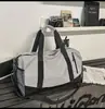 Bolsa de fitness para yoga con compartimentos separados para ropa húmeda y seca, compartimento independiente para zapatos, bolsa de viaje de gran capacidad con asa extensible, bolsa de equipaje de mano